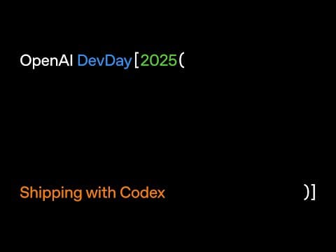 Shipping with Codex thumbnail