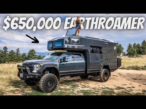 WE LIVED IN A $650,000 EARTHROAMER (full tour) thumbnail