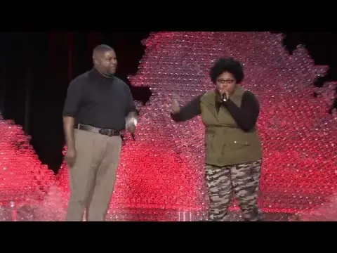 Nicole Paris and Ed Cage: A beatboxing lesson from a father-daughter duo | TED thumbnail