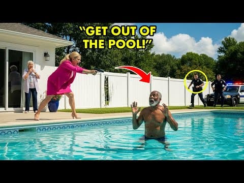 HOA Karen Pulls Gun On Me When I Swim In My Pool! Claims I’m A Dangerous Trespasser! thumbnail