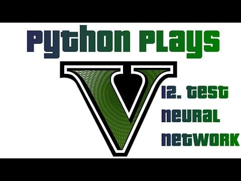 Testing self driving neural network model - Python plays GTA p.12 thumbnail