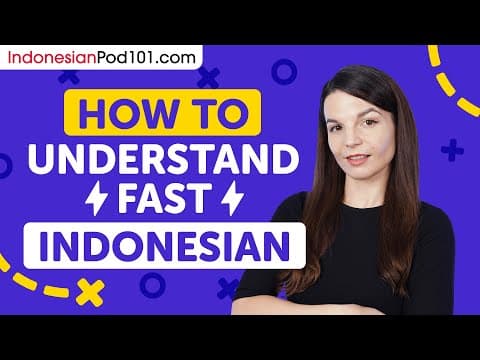 Understand Fast Indonesian Conversations… EVEN if You’re a Beginner! thumbnail