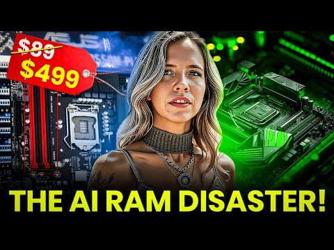 RAM Prices Just Exploded 400%: The AI Crisis Nobody Saw Coming thumbnail