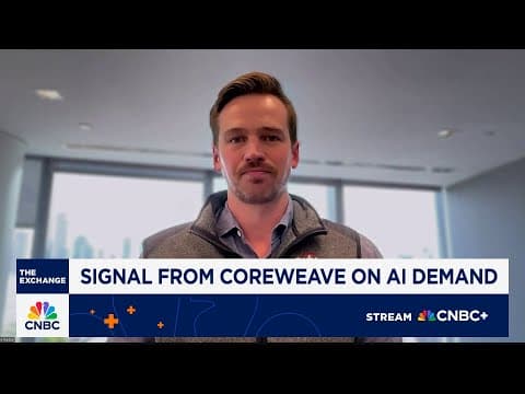 Expect CoreWeave weakness to be bought with strong AI demand and revenue growth: Citi's Tyler Radke thumbnail