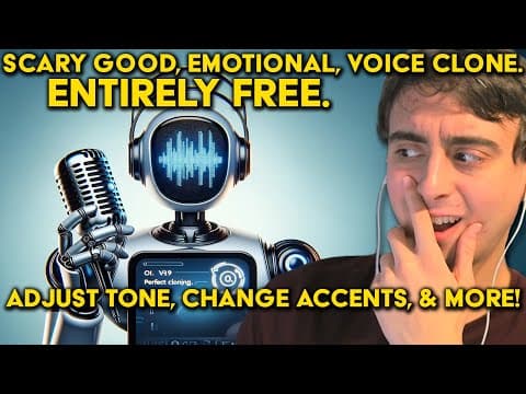Freakishly Good AI Voice Cloning is Now Open & Free... thumbnail