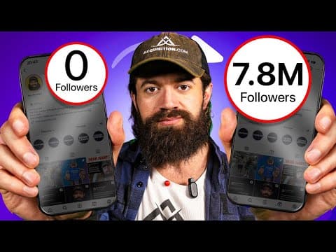 How I Gained 7.8 Million Followers In 40 Months (6 Key Lessons) thumbnail