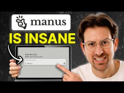 Manus AI replaces your AI tech stack? (Full Demo) thumbnail