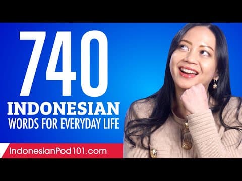 Kredit Kosakata: 740 Kata Dasar Bahasa Indonesia thumbnail