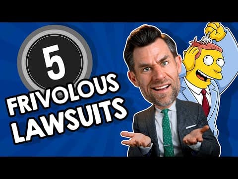 What Are Some of the Most Absurd Lawsuits Ever Filed? thumbnail