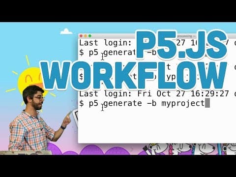 How to Set Up a Local p5.js Development Workflow thumbnail