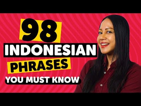 98 Phrases Every Indonesian Beginner Must-Know thumbnail