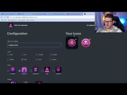 I built an AI Icon Generating SaaS in a day thumbnail