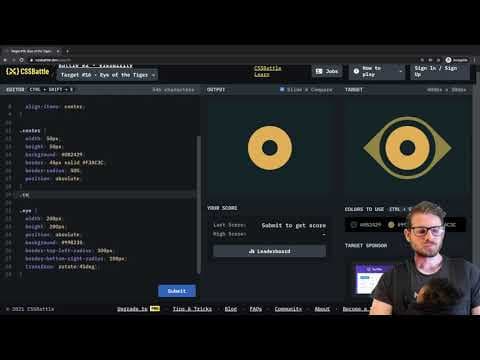 How to Create the Eye of the Tiger Design in CSS thumbnail