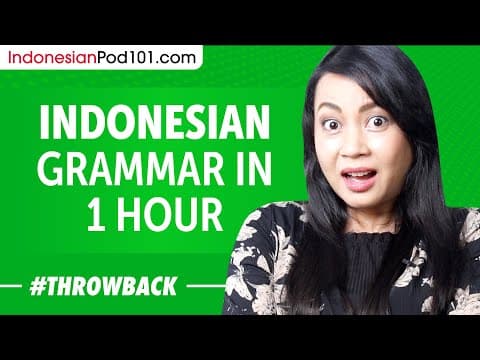 How to Master Indonesian Grammar in One Hour thumbnail