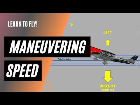 Why Maneuvering Speed (Va) Changes with Weight | Maneuvering Speed Explained thumbnail