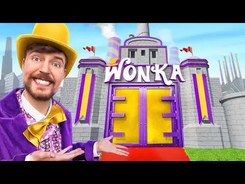 I Built Willy Wonka's Chocolate Factory! thumbnail
