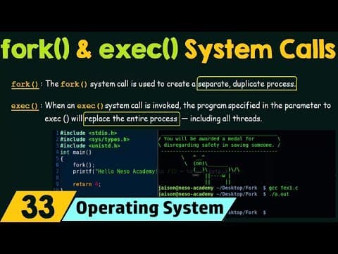How to Use fork() and exec() in Linux thumbnail