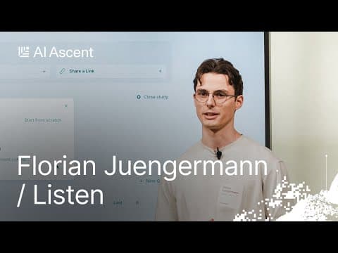 The Future of AI-Powered Customer Research with Listen Labs’s Florian Juengermann thumbnail