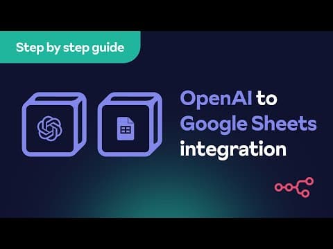 OpenAI and Google Sheets integration: Automated workflows (+ 2 Free Templates) thumbnail