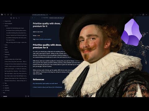 How to Become an Expert with Obsidian (FULL GUIDE) thumbnail