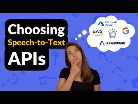 7 Questions to Help you Choose the Right Speech-to-Text API thumbnail