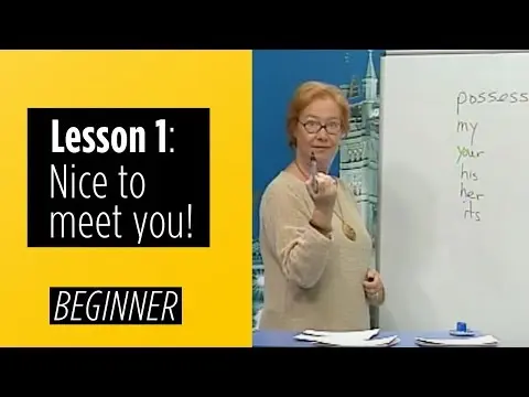 Beginner Levels - Lesson 1: Nice To Meet You! thumbnail