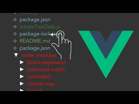 Drag and Drop inside the Vue Tree Browser thumbnail