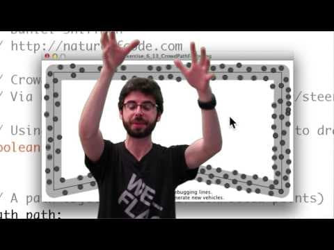 6.8: Combining Steering Behaviors: Flocking - The Nature of Code thumbnail