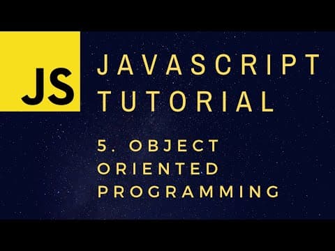 Object Oriented Programming in js - JavaScript Programming Basics p.5 thumbnail