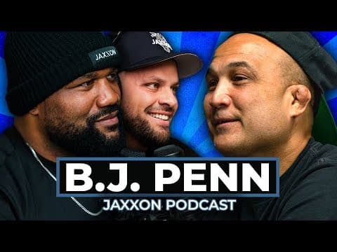 BJ PENN reacts to Nate Diaz & Jake Paul Fight, tell all about UFC, favorite fighters| JAXXON PODCAST thumbnail