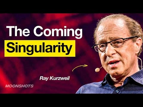 Ray Kurzweil Q&A - The Singularity, Human-Machine Integration & AI | EP #83 thumbnail