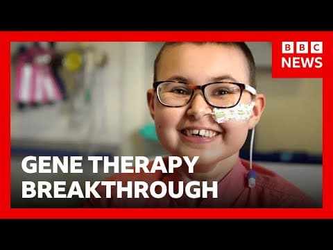 Revolutionary gene therapy brings hope of leukaemia cure | BBC News thumbnail