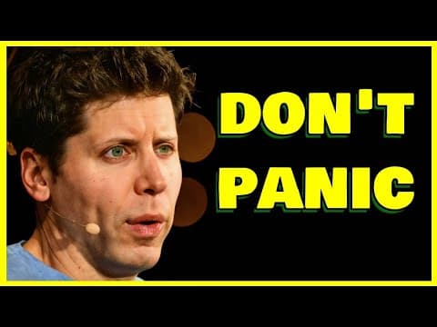 OpenAI's Statement SHOCK the Entire Industry! AI Riots vs "Moore's Law for Everything" by Sam Altman thumbnail