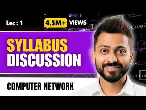 Lec-1: Computer Networks and Security Full Syllabus for GATE, UGC NET,DSSSB,NIELIT & University exam thumbnail