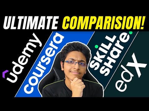 Which Learning Platform Is Best: Udemy, Coursera, or Skillshare? thumbnail