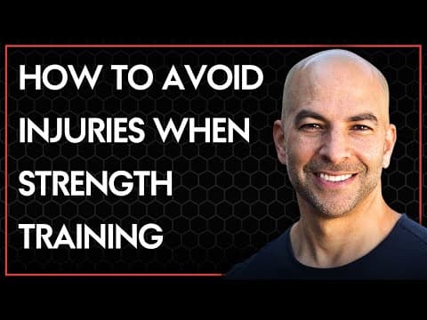 How to avoid injuries when strength training thumbnail