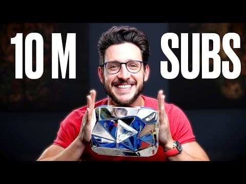 The Story Of How I Got 10 Million Subscribers thumbnail