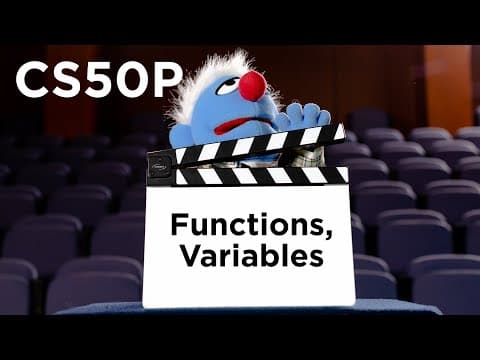 CS50P - Lecture 0 - Functions, Variables thumbnail