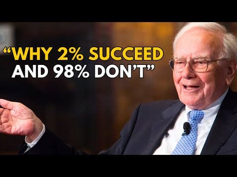 Warren Buffett's Most Iconic Lecture EVER (MUST WATCH) thumbnail