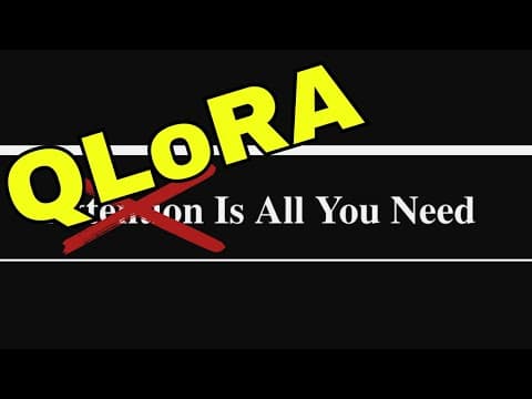 QLoRA is all you need (Fast and lightweight model fine-tuning) thumbnail