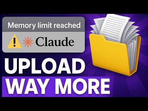 How to FINALLY Give Claude Way More Knowledge (High Accuracy!) thumbnail