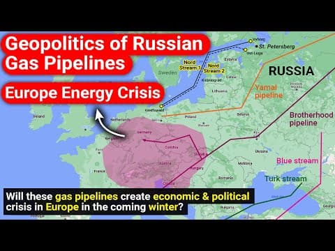 Geopolitics of Russia Nord Stream gas pipelines | Europe energy crisis | Winter is coming thumbnail