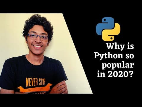 Why Is Python So Popular in 2020? thumbnail