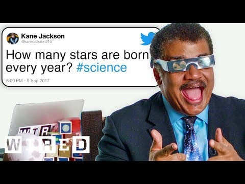 Neil deGrasse Tyson Answers Science Questions From Twitter | Tech Support | WIRED thumbnail