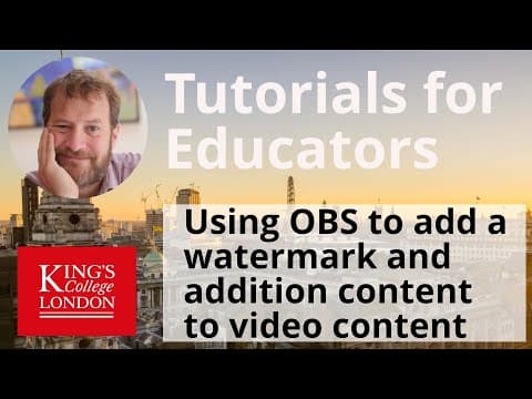 How to Use OBS for Watermarking and Video Branding thumbnail