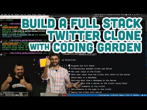 How to Build a Full Stack Twitter Clone for Cats thumbnail