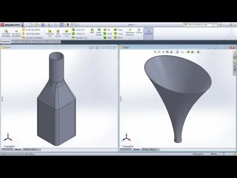 SolidWorks Advanced Exercises for Beginners | SolidWorks Loft Practice Tutorial | Training Course thumbnail