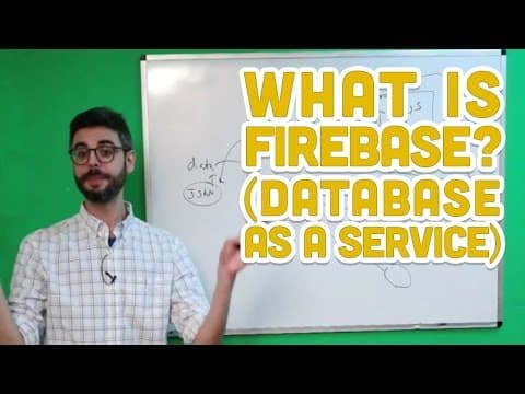9.1: What is Firebase? (Database as a Service) - Programming with Text thumbnail