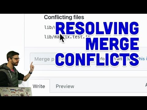 How to Resolve Merge Conflicts in GitHub thumbnail