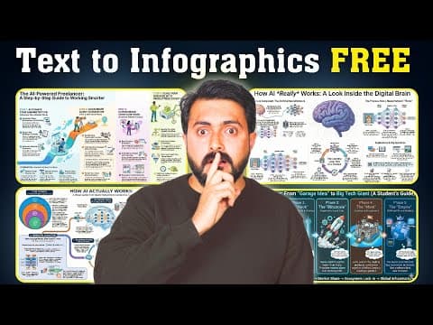 TWO FREE AI Tools for Text to Infographics thumbnail